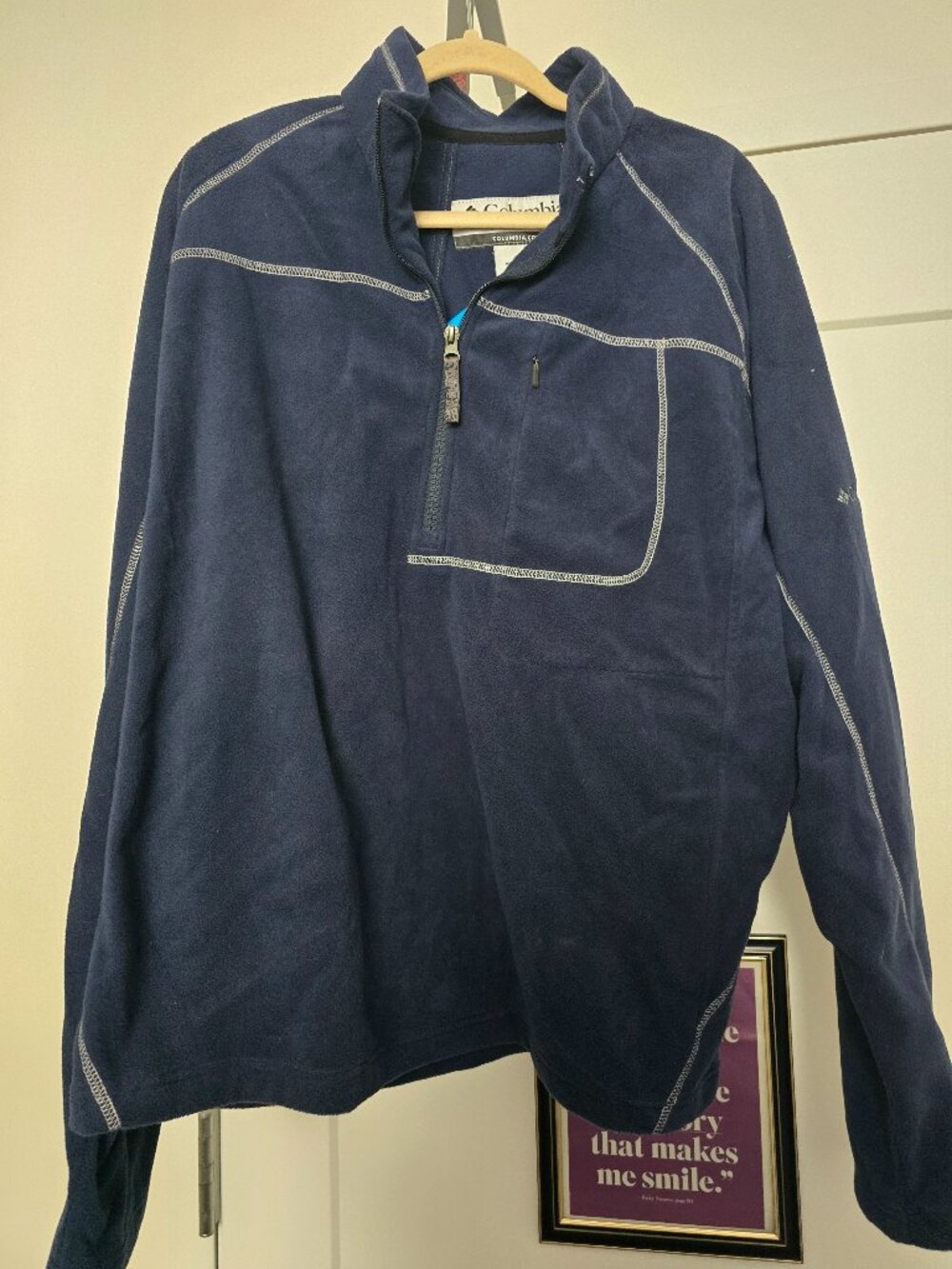 Columbia Men's XXL 1/4 Zip Fleece Pullover